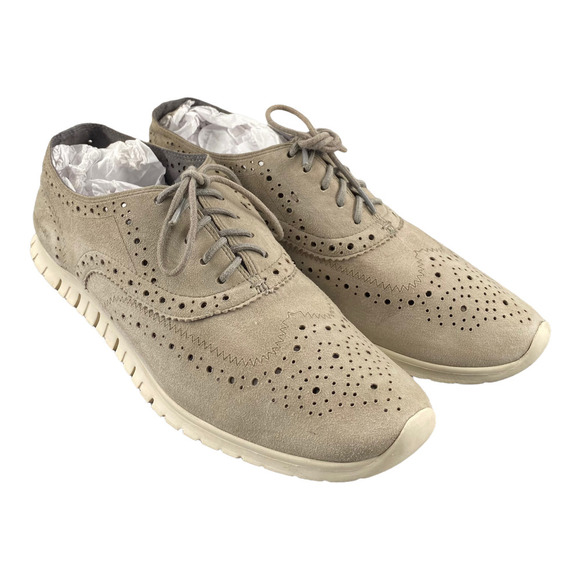 Cole Haan Zerogrand stitchlite Women Oxford Sneaker Comfort Shoes Gray Sz 9B - Picture 1 of 8